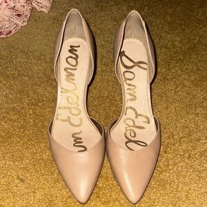 Sam Edelman Women's Nude Pointed Toe Heels